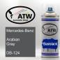 Preview: Mercedes-Benz, Arabian Gray, DB-124: 400ml Sprühdose, von ATW Autoteile West.